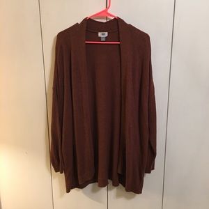 🍁 Burnt Sienna Cocoon Cardigan